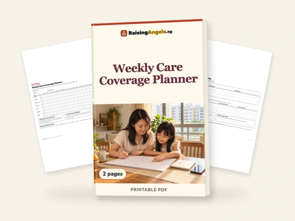 Weekly Care Coverage Planner: printable showing its first two real pages; 2 pages.